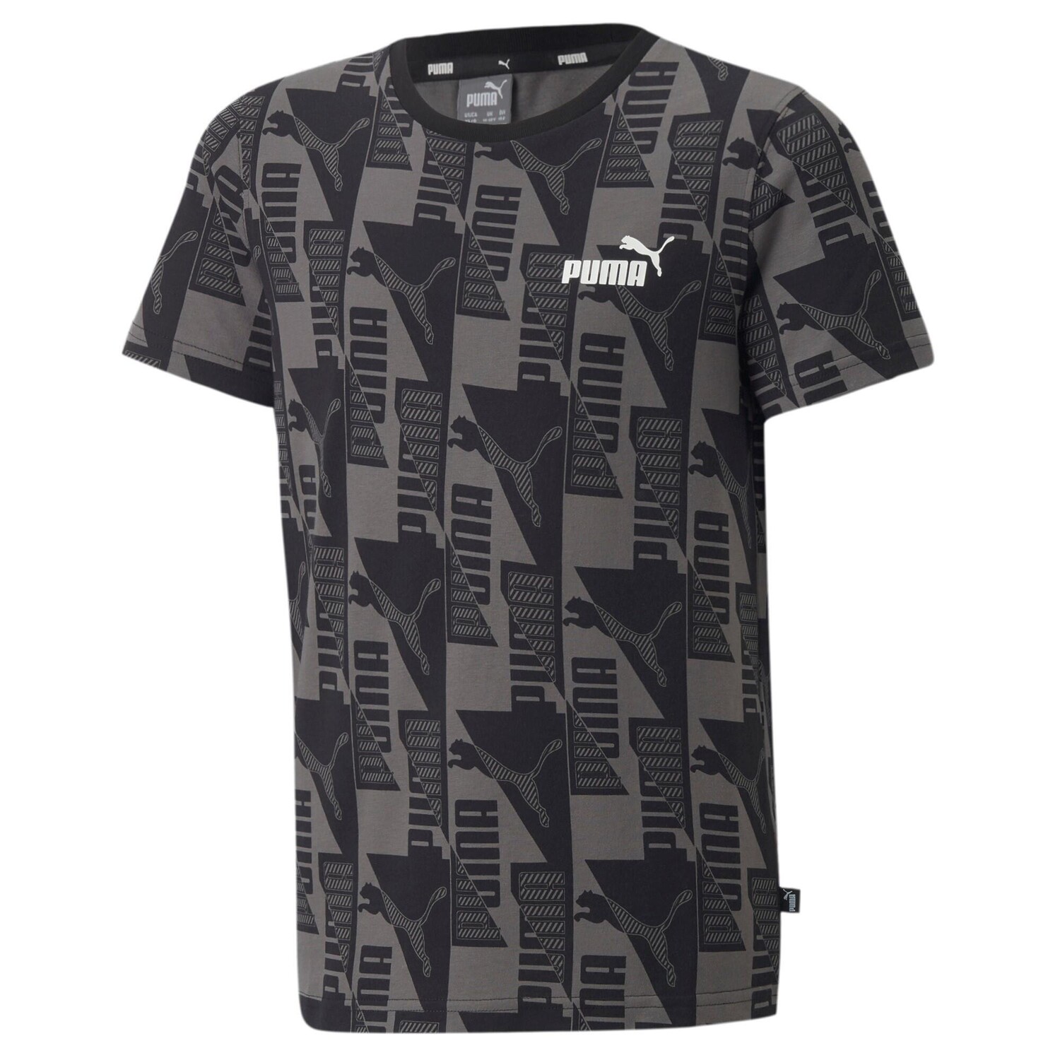 

Детская футболка Puma Power, черный/серый