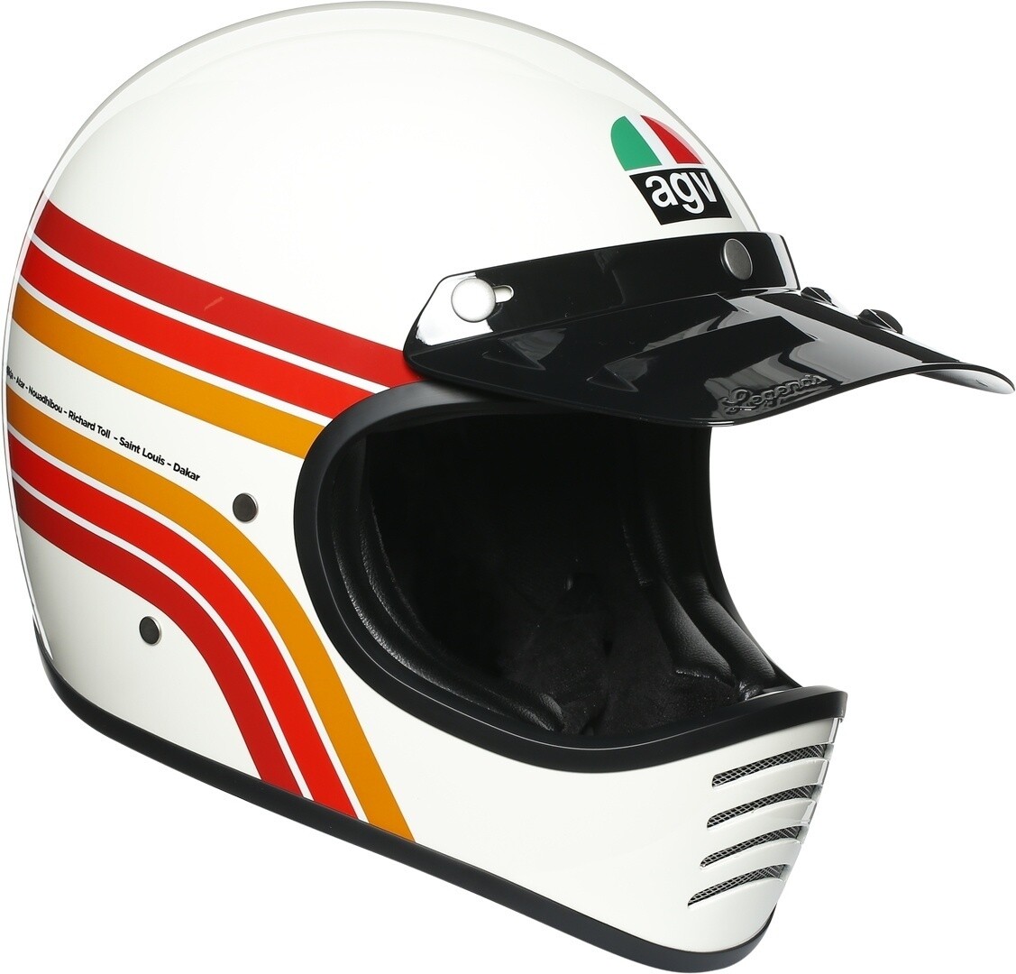 

AGV Legends X101 Dakar 87 Шлем, белый/красный/оранжевый