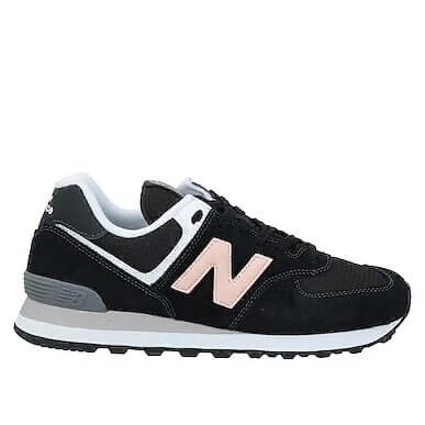 

Кроссовки женские New Balance 574, черный/белый/бежевый