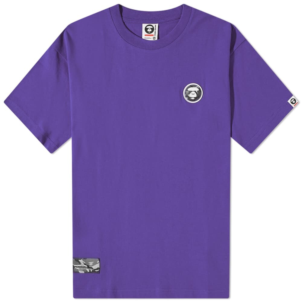 

Футболка AAPE Now Camo Silicone Badge Tee