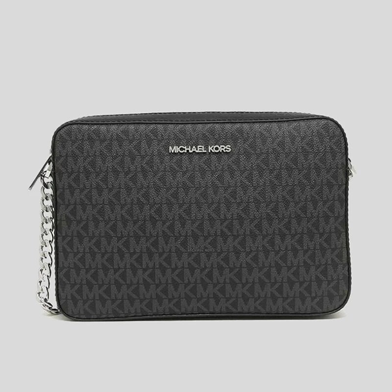 

Сумка кросс-боди Michael Kors Jet Set Large Logo, черный/серебряный