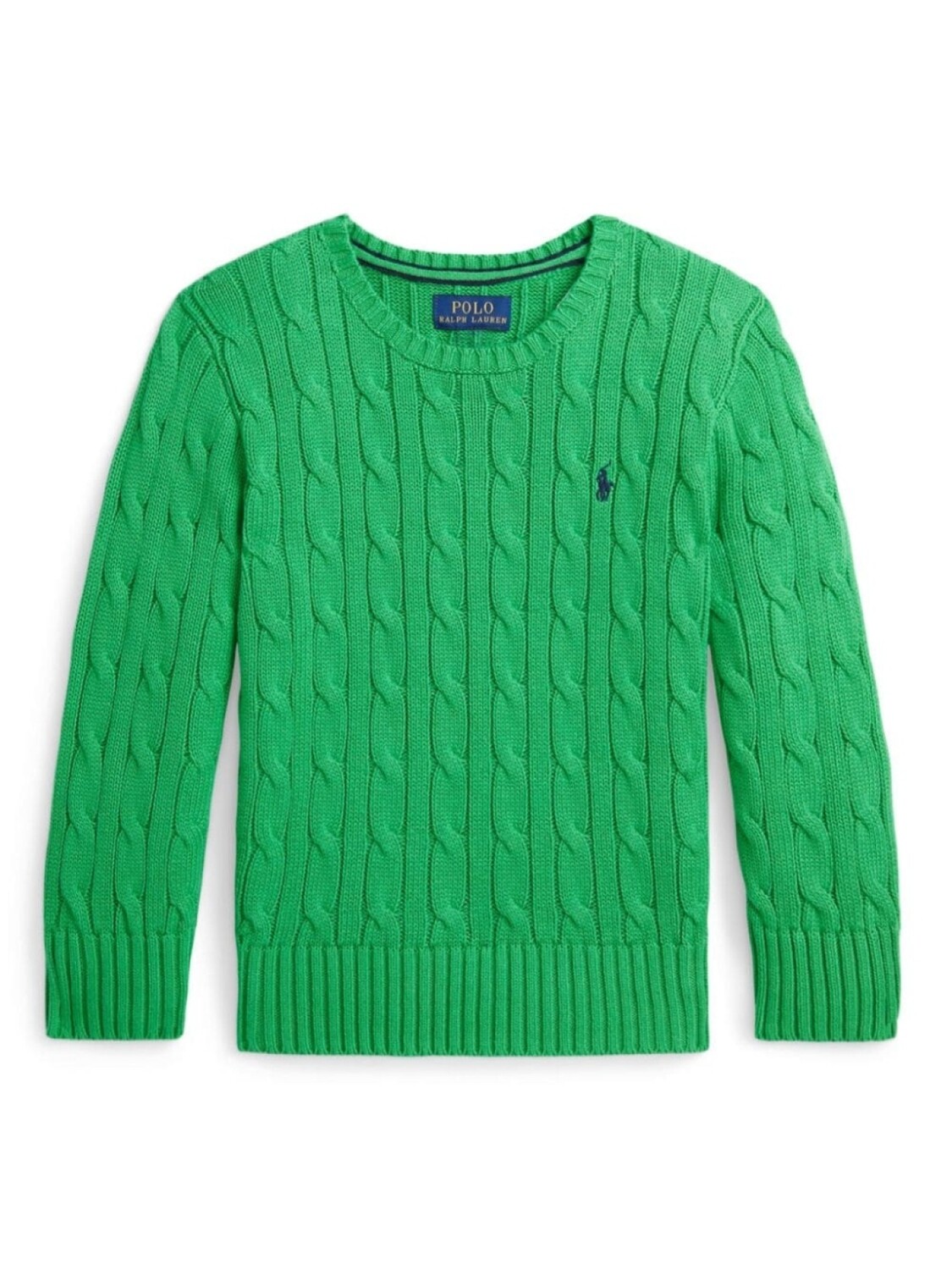 Ralph Lauren топ с вышитым логотипом, зеленый