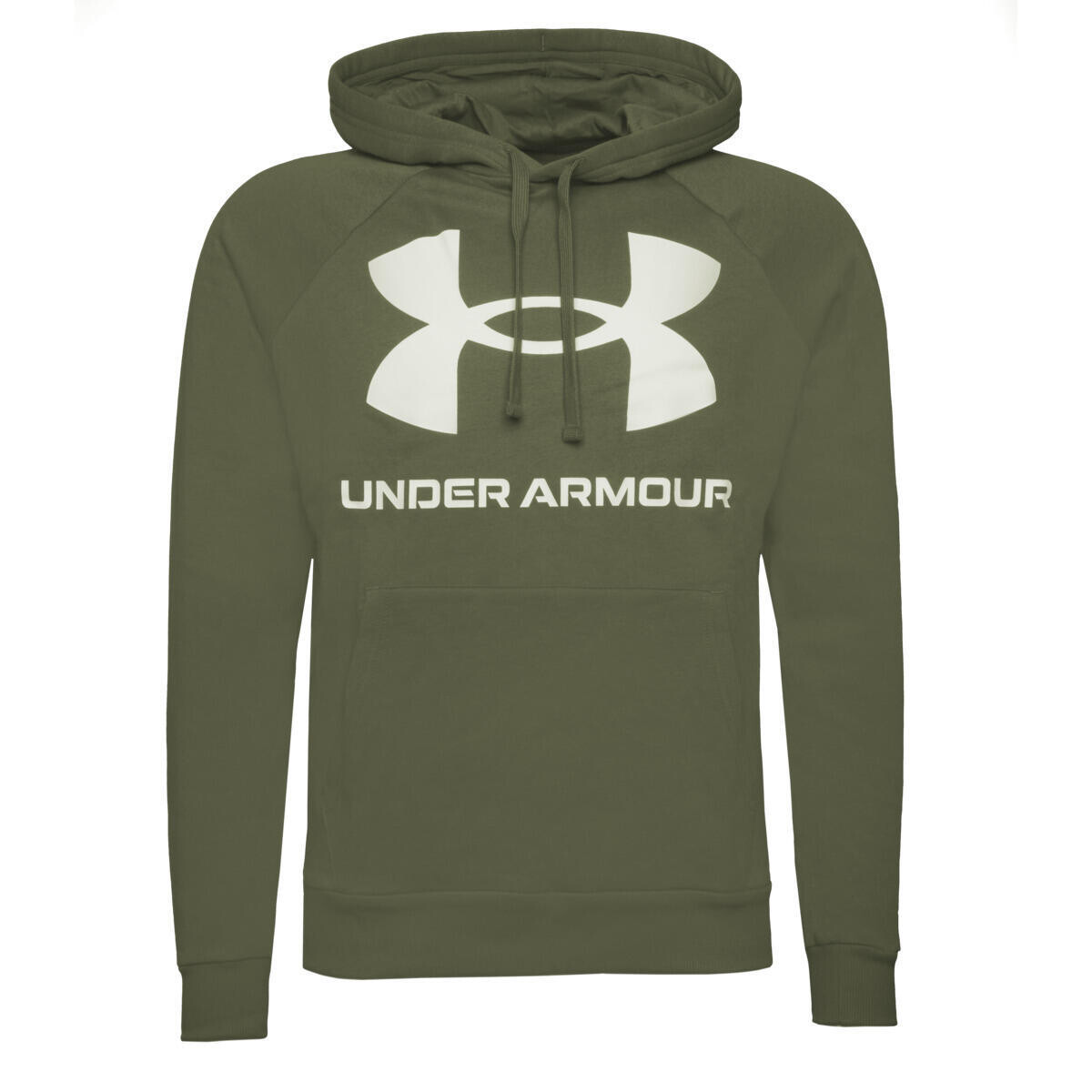 

Мужская худи с большим логотипом Rival Fleece UNDER ARMOUR, коричневый/белый