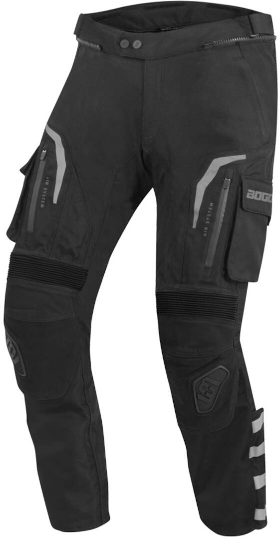 Мотоциклетные кожаные брюки Bogotto Explorer-Z водонепроницаемые, черный 12storeez брюки кожаные серый