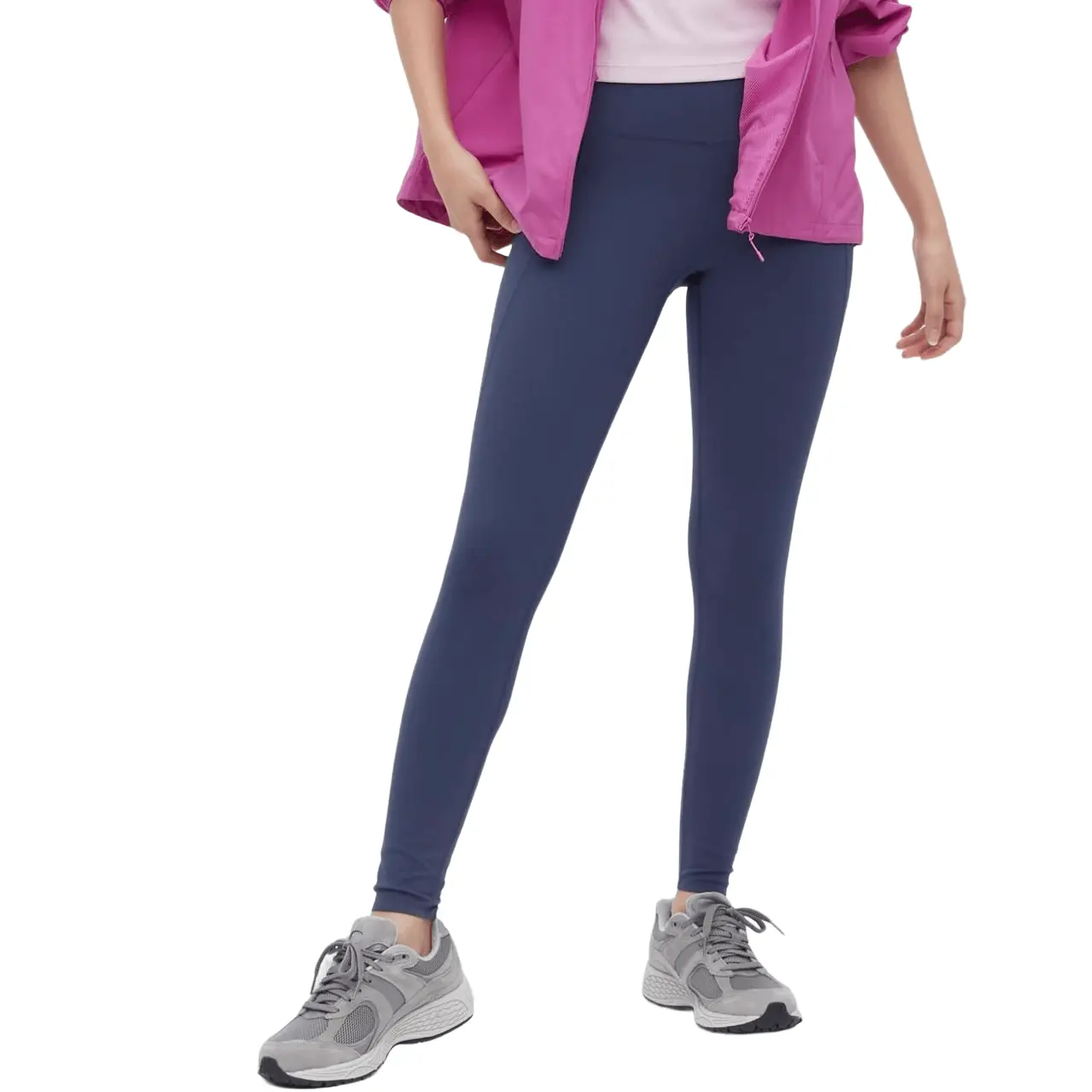 

Леггинсы с карманами Uniqlo Airsm UV Protection Soft, синий