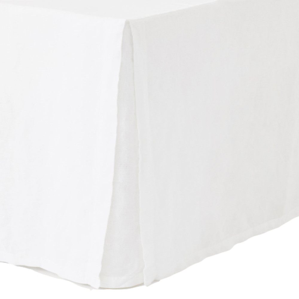 цена Подзор для кровати из льна H&M Home Linen-blend, белый