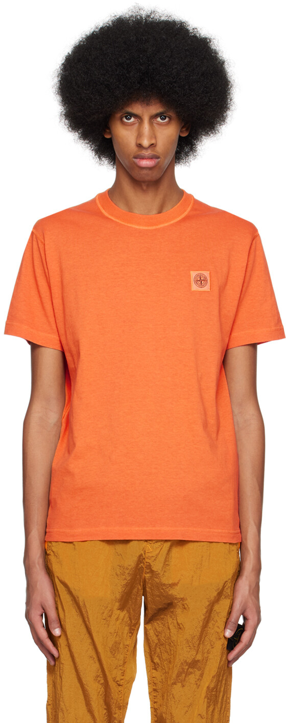 

Оранжевая футболка 23757 Stone Island, Оранжевый