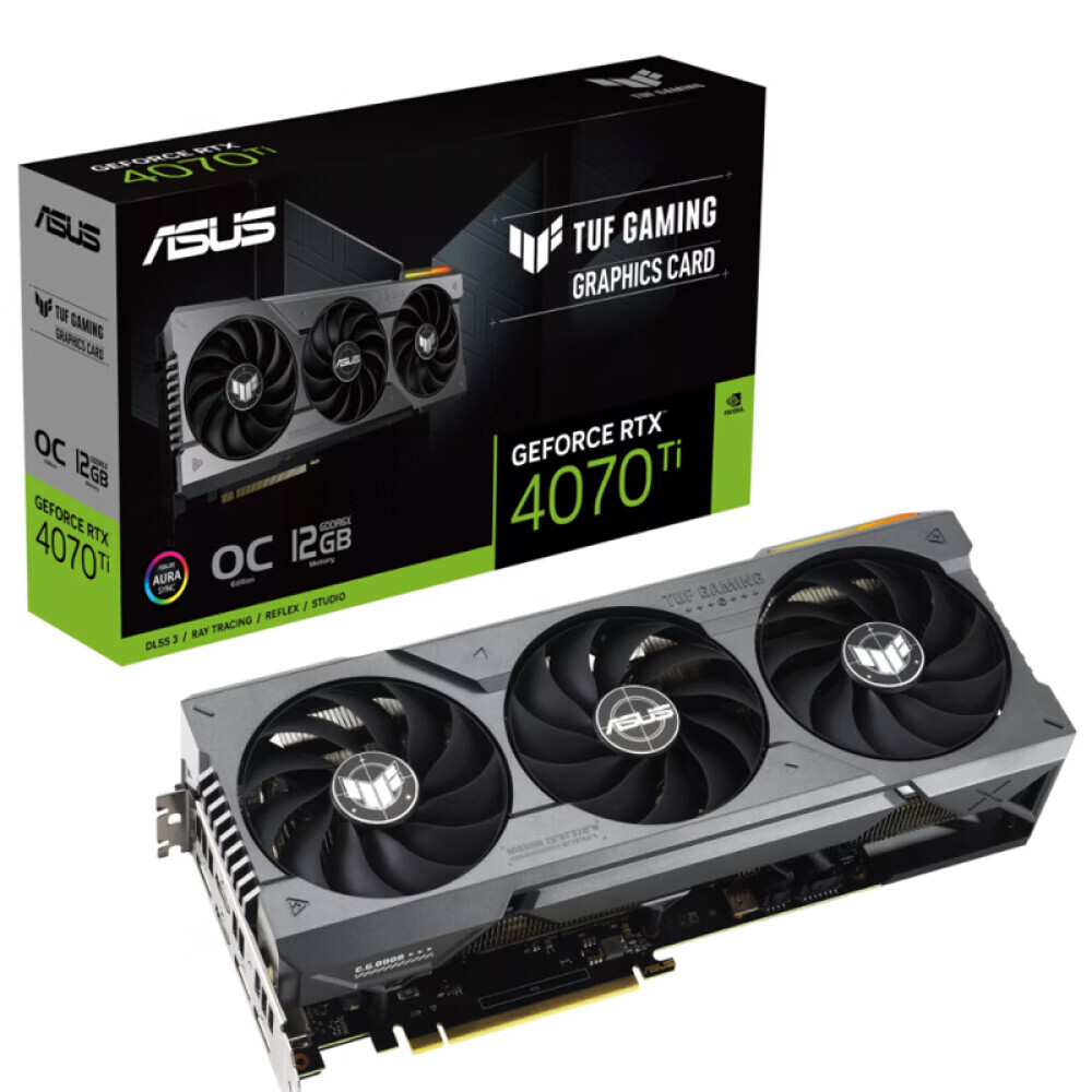 

Видеокарта дискретная Asus TUF RTX 4070 TI GDDR6X 12GB Gaming