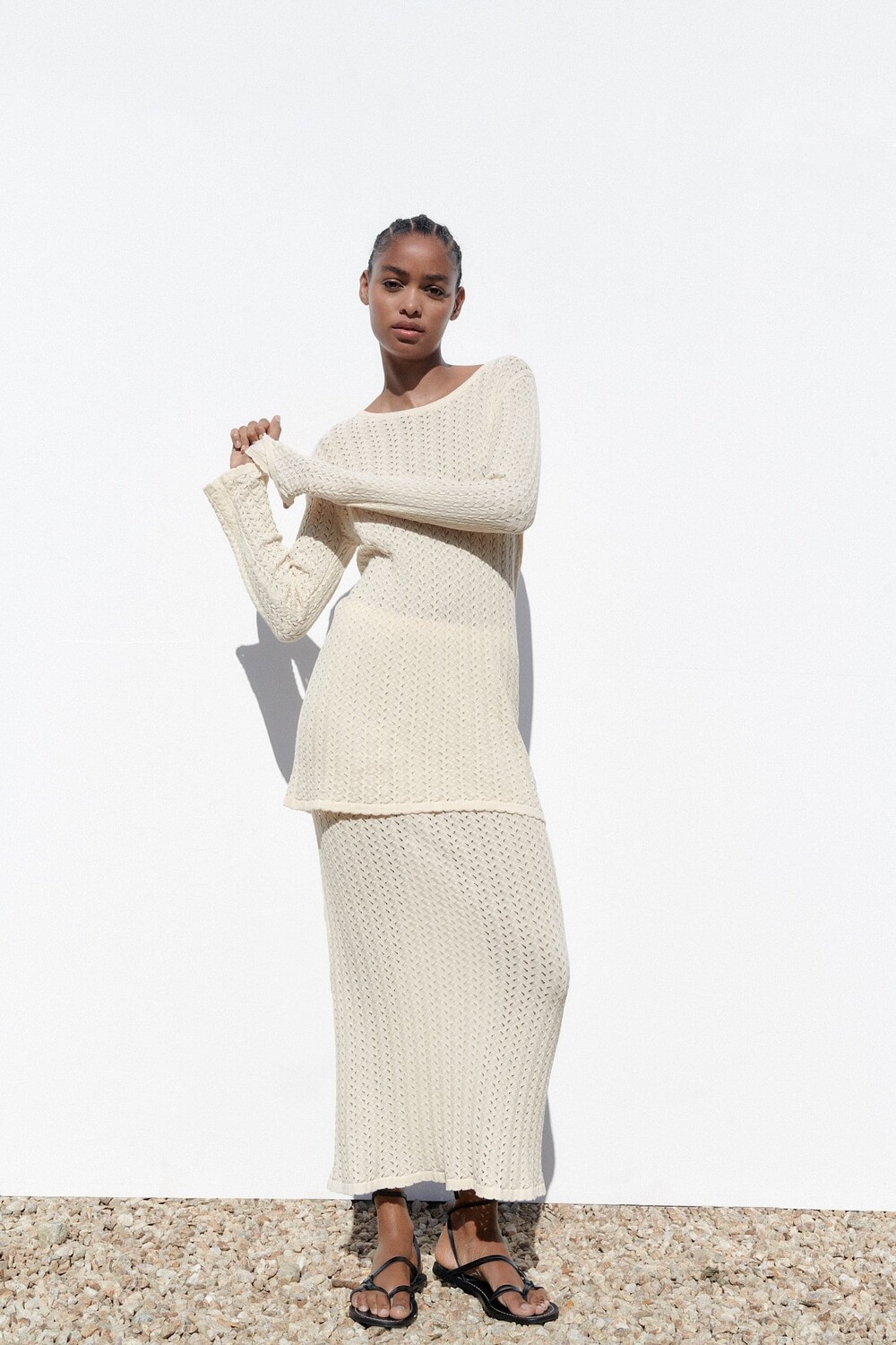 

Топ пуантель ZARA, экру