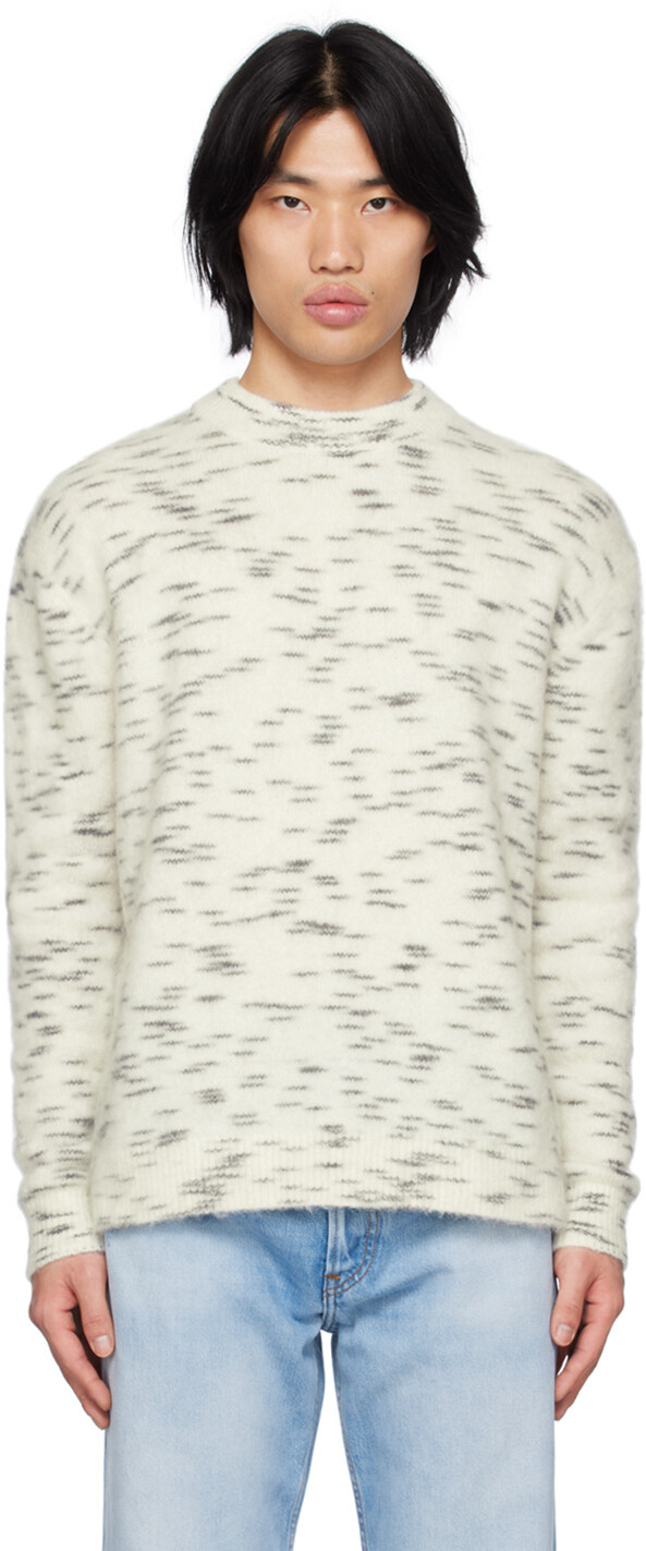 

Белый свитер с круглым вырезом Acne Studios