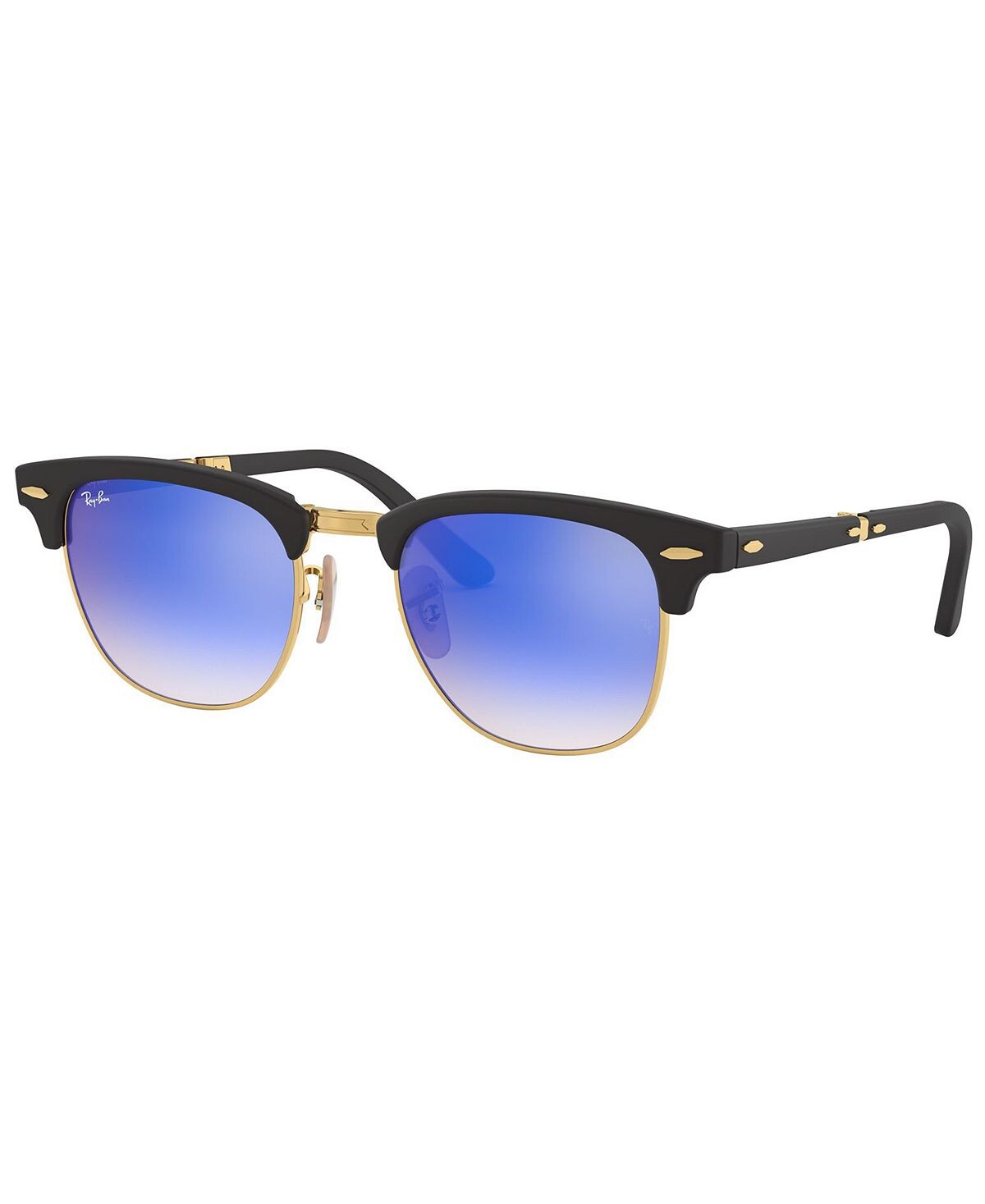 

Солнцезащитные очки, rb2176 clubmaster folding flash lenses gradient Ray-Ban, мульти