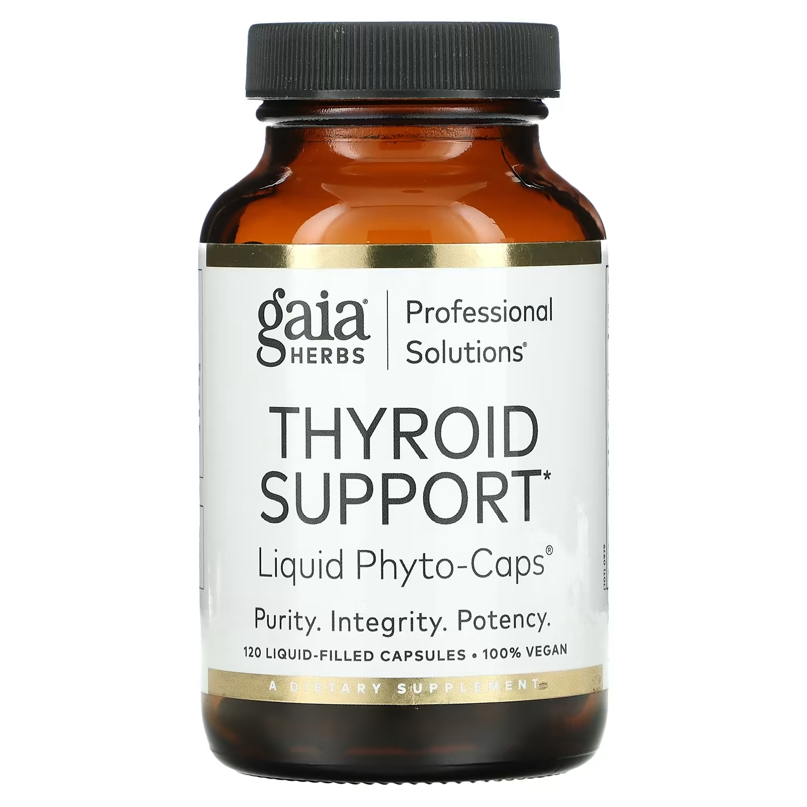 Gaia Herbs Professional Solutions Средство для поддержки щитовидной железы, 120 капсул gaia herbs средство для поддержки щитовидной железы 60 веганских капсул phyto cap