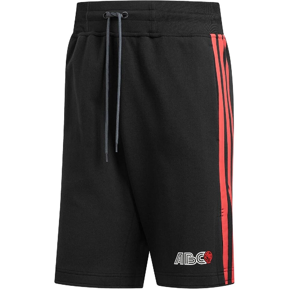 

Шорты Adidas Mens Marquee Basketball Athletic Workout, черный/розовато-оранжевый