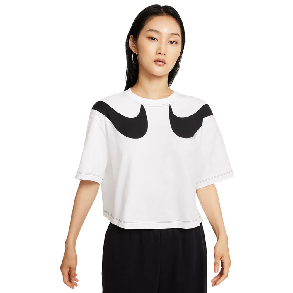 

Футболка Nike Sportswear Swoosh Crop, белый