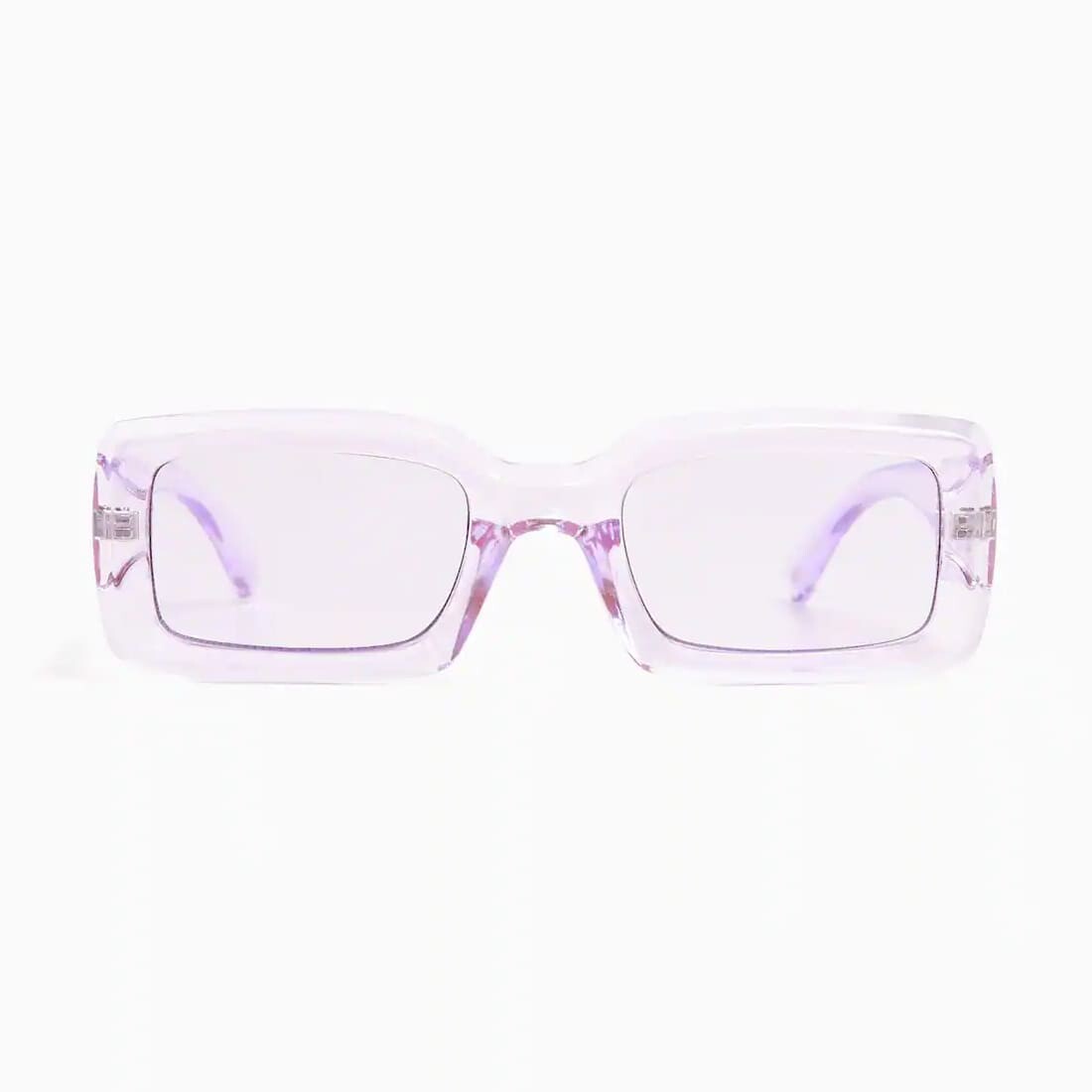 

Солнцезащитные очки Bershka Transparent, фиолетовый