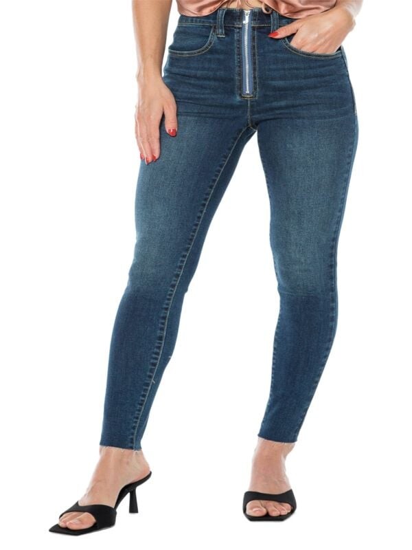 

Джинсы Скинни Juicy Couture Melrose на молнии, medium wash