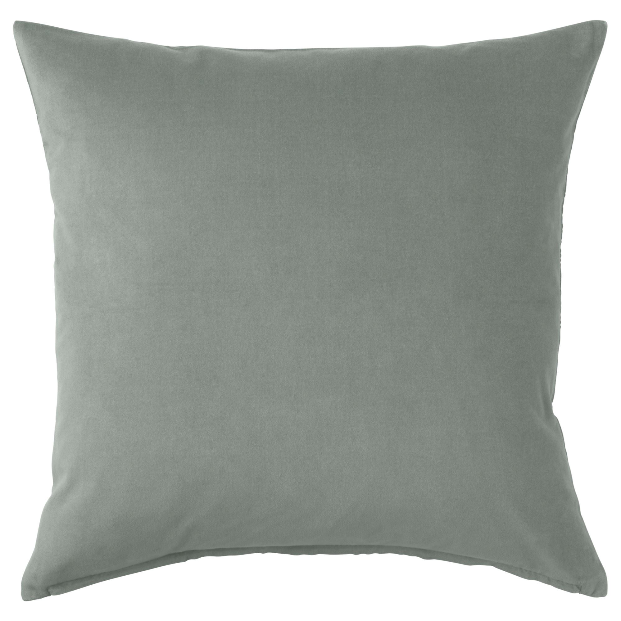 цена Чехол на подушку Ikea Sanela, серо-зеленый