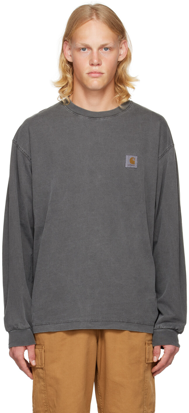 

Серая футболка с длинным рукавом Vista Carhartt Work In Progress