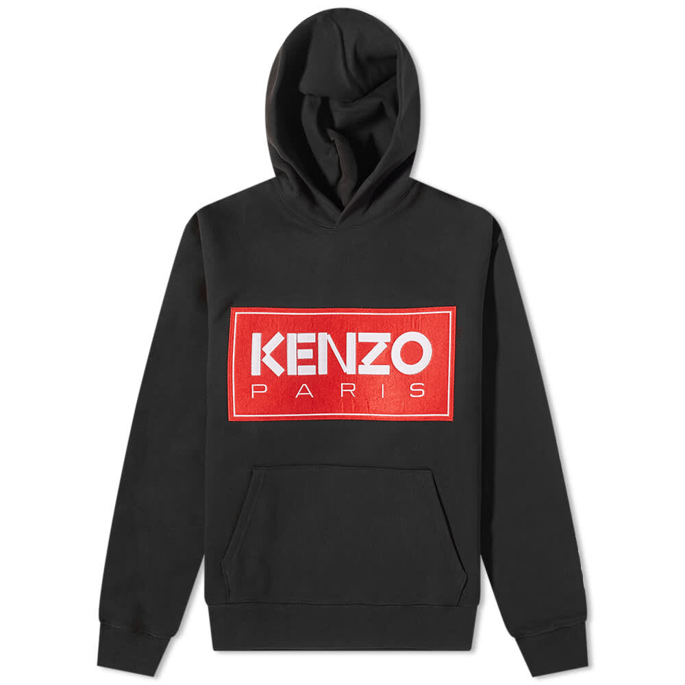 

Толстовка Kenzo Box Logo Popover Hoody, Черный