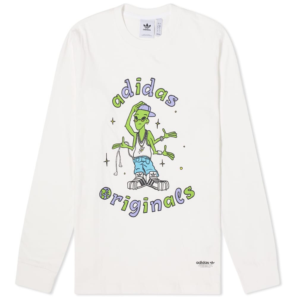 

Футболка Adidas Long Sleeve Stoked Alien Tee