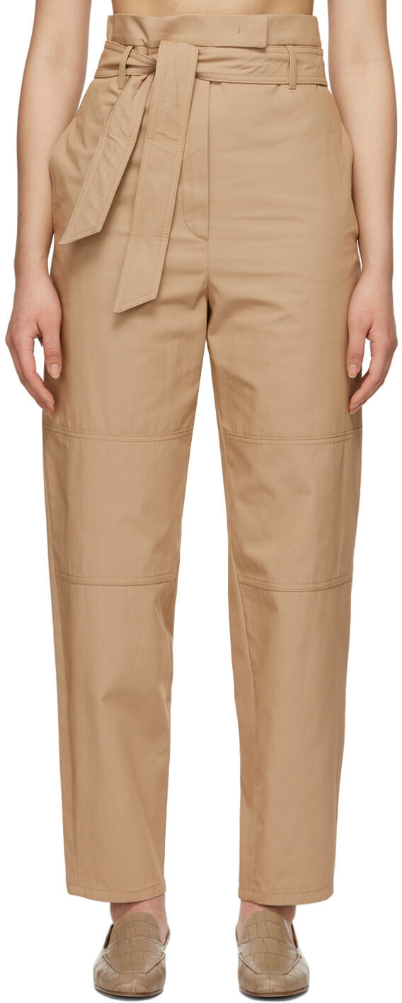 

Бежевые брюки каносса Max Mara, Бежевый