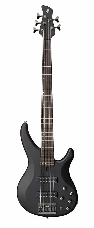 цена Yamaha TRBX505 5-струнная бас-гитара - полупрозрачный черный TRBX505 5-String Bass