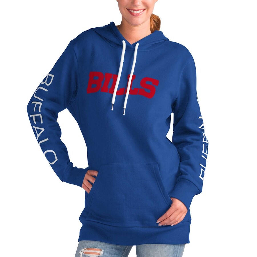 

Пуловер с капюшоном G-III 4Her by Carl Banks Buffalo Bills, роял