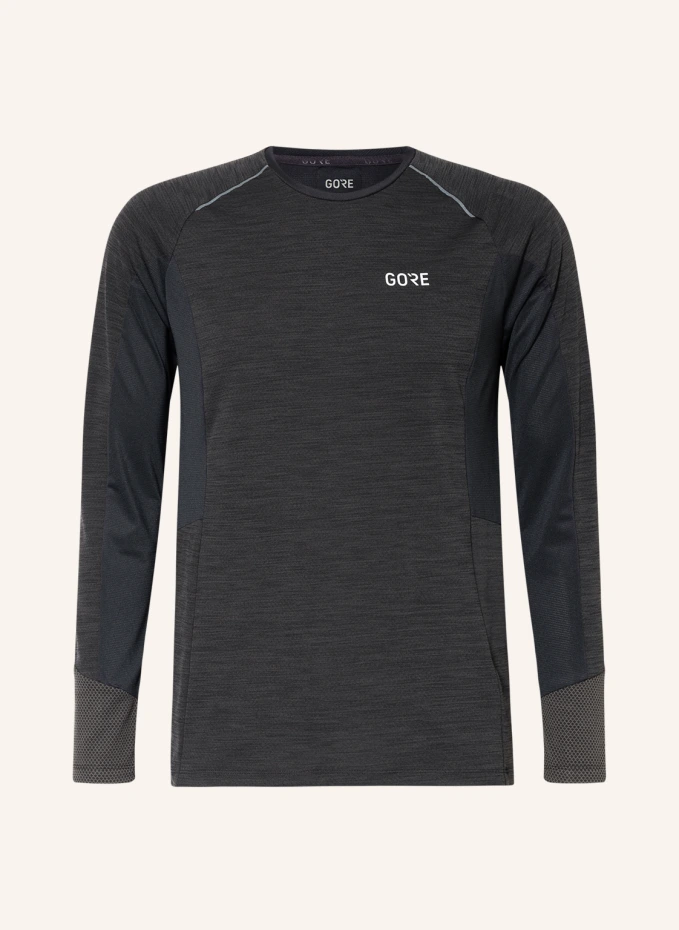 

Беговая футболка energetic с сетчатыми вставками Gore Running Wear, серый