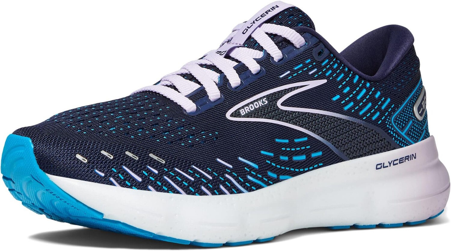 

Кроссовки SINGLE SHOE Glycerin 20 Brooks, цвет Peacoat/Ocean/Pastel Lilac