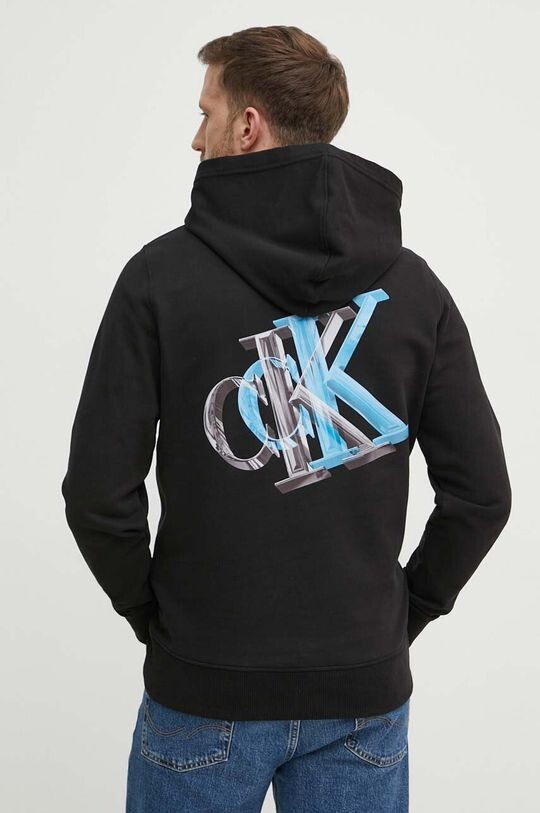 

Хлопковая толстовка Calvin Klein Jeans, черный