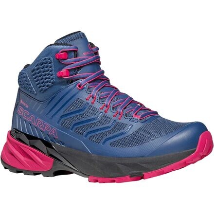 

Походные кроссовки Rush Mid GTX женские Scarpa, цвет Blue/Fuxia