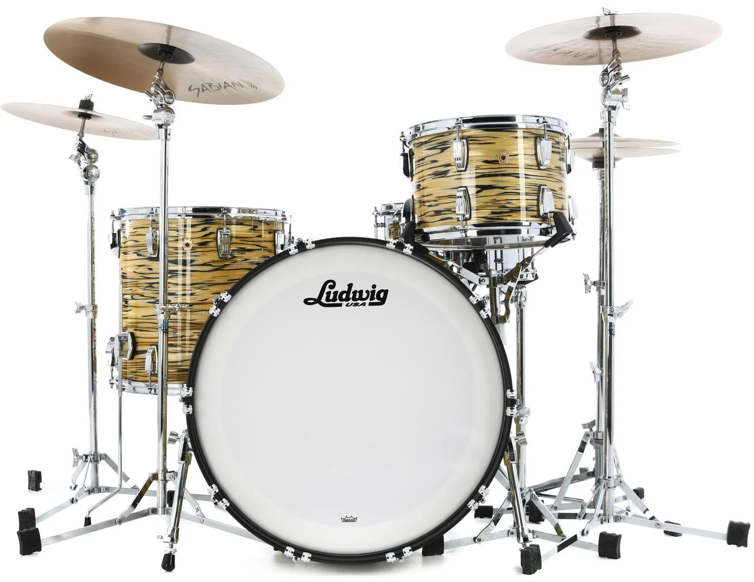 

Набор Ludwig Legacy Mahogany Pro Beat Shell Pack — Lemon Oyster