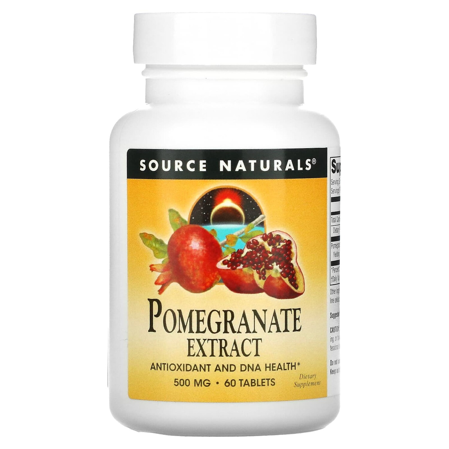 

Экстракт граната, 250 мг, 60 таблеток, Source Naturals