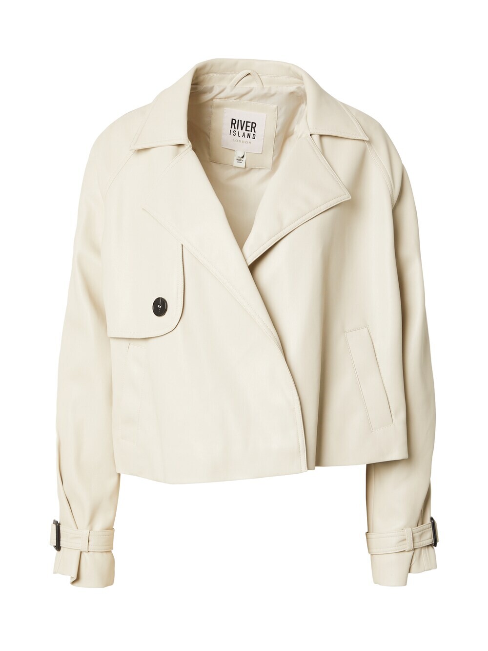 

Межсезонное пальто River Island, крем