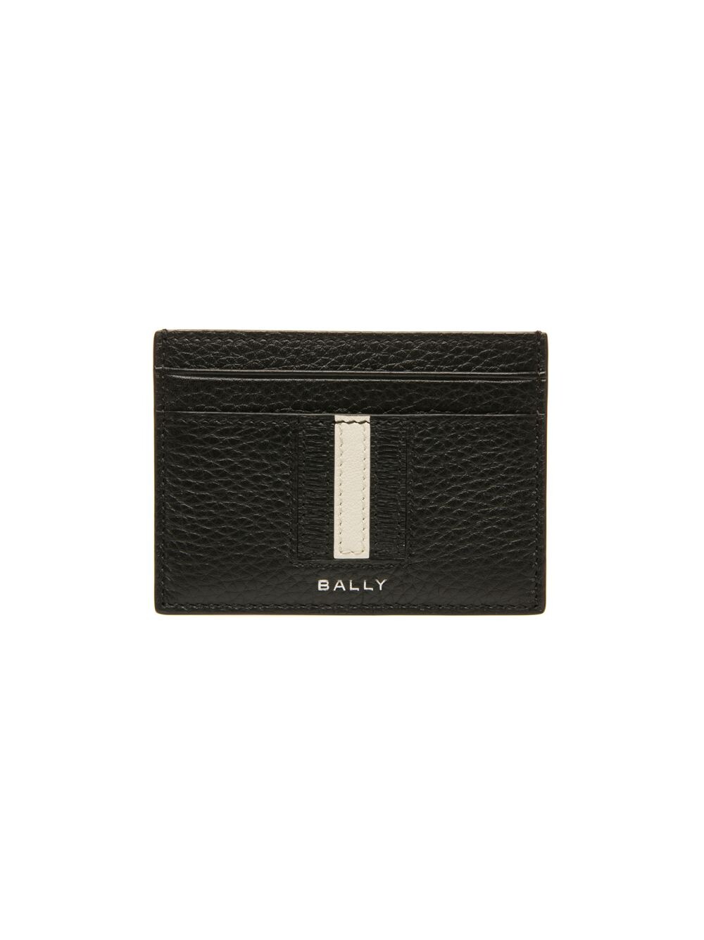 

Кожаный футляр для карт с лентой Bally, черный