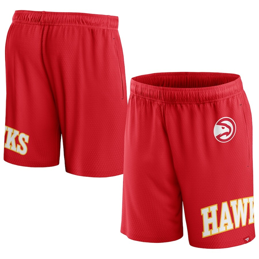 

Шорты Fanatics Branded Atlanta Hawks, красный