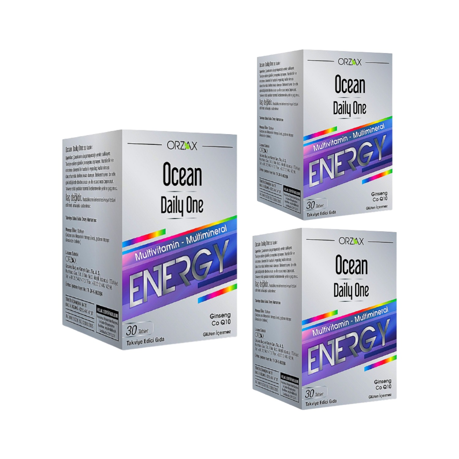 Поливитамины Ocean Daily One Energy Multivitamin, 3 шт штатив трипод для камер insta360 rs go 2 one x2 one r one x и one
