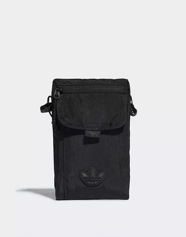 

Черная сумка через плечо adidas Originals, черный