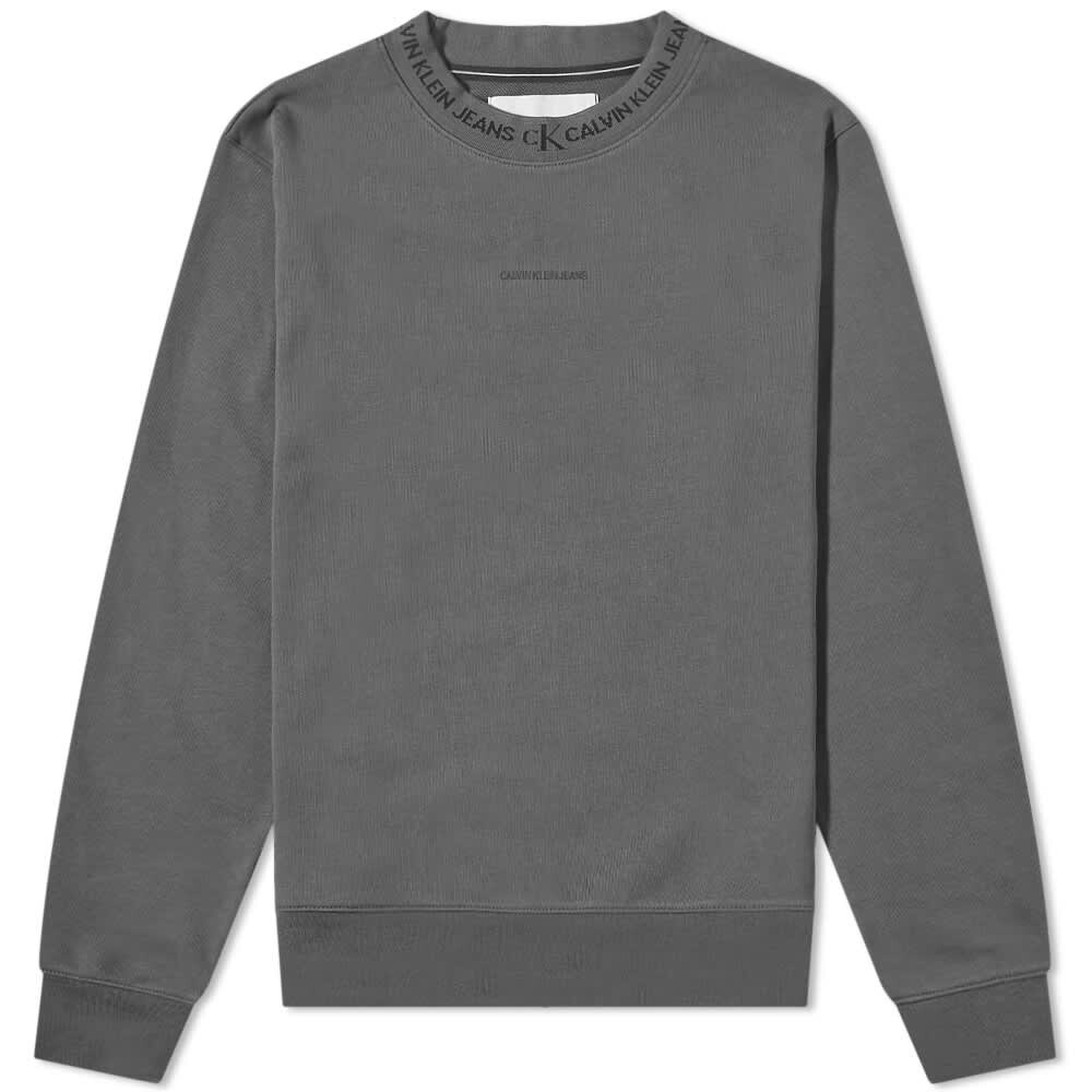 

Толстовка Calvin Klein Logo Jaquard Crew Sweat