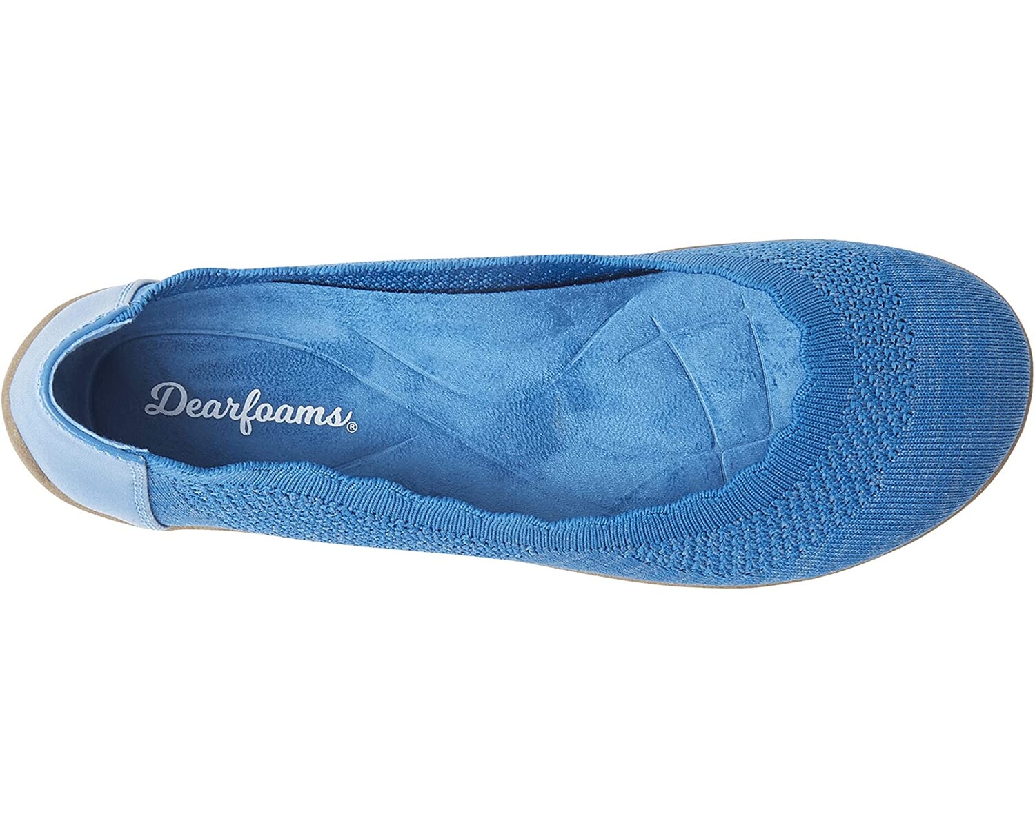 

Туфли на плоской подошве Misty Ballet Flat Original Comfort by Dearfoams, синий