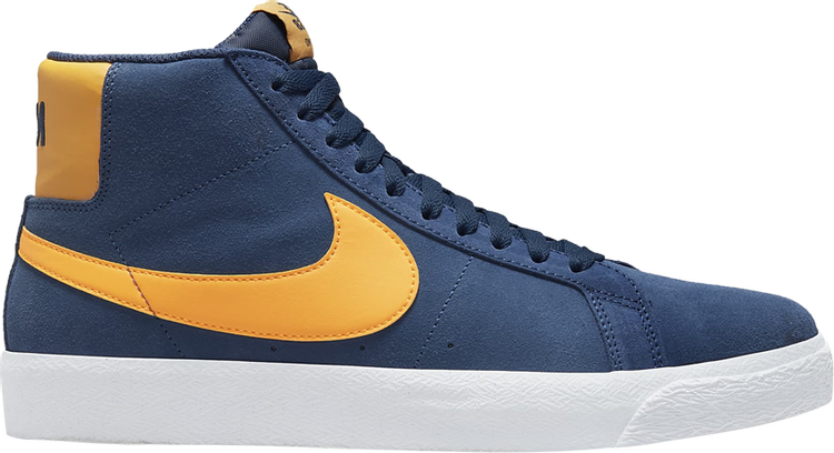 

Кроссовки Nike Zoom Blazer Mid SB 'Michigan', синий, Синий;черный, Кроссовки Nike Zoom Blazer Mid SB 'Michigan', синий