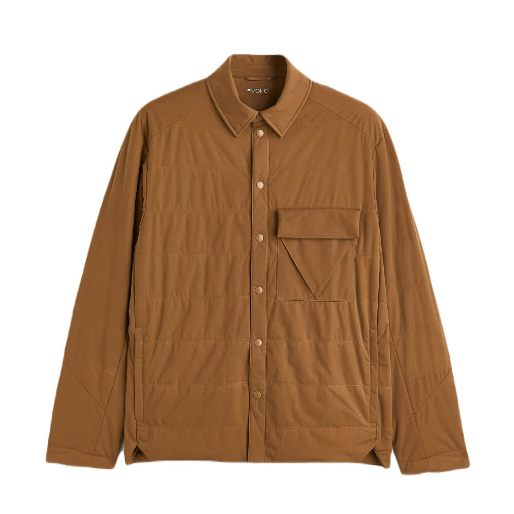 Куртка-рубашка H&M Regular Fit Outdoor, коричневый
