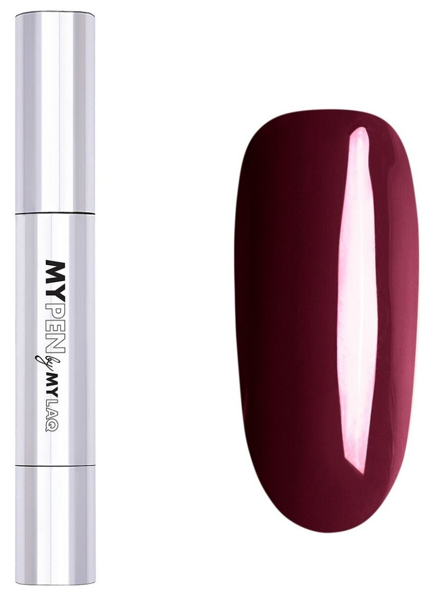 

Mylaq My Pen 3w1 гибридный лак для ногтей, My Easy Cherry Red