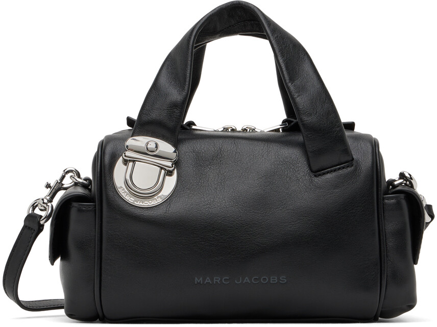 

Черная маленькая сумка-портфель с защелкой Marc Jacobs, Черный