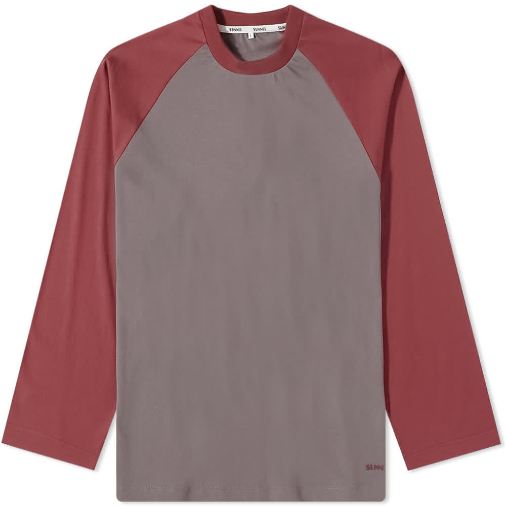 

Футболка Sunnei Long Sleeve Raglan Tee, Серый
