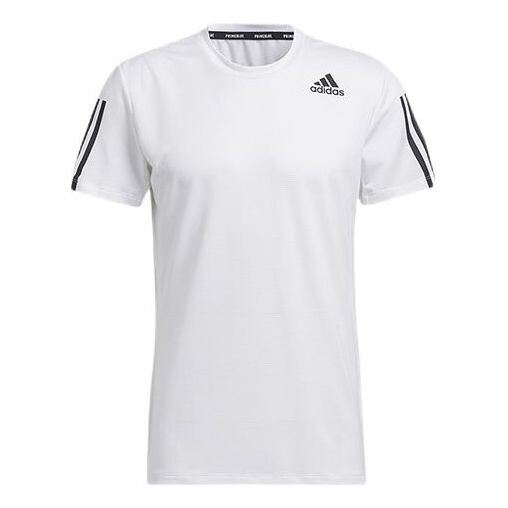 

Футболка Adidas Aero3s Tee Pb Casual Running Sports Short Sleeve White, Белый