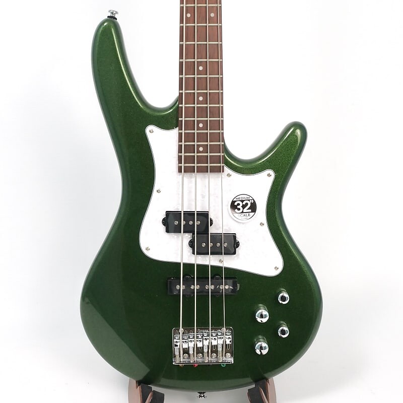 

4-струнная бас-гитара Ibanez SRMD200DMFT, зеленый металлик