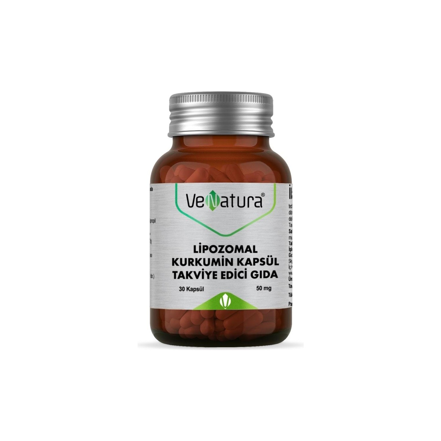 Липосомальный куркумин Venatura, 30 капсул solgar натуральный соевый лецитин капсулы 100 шт