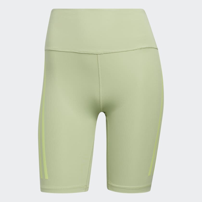 

Велосипедки adidas Optime Trainicons 3-Stripes Bike Short, салатовый
