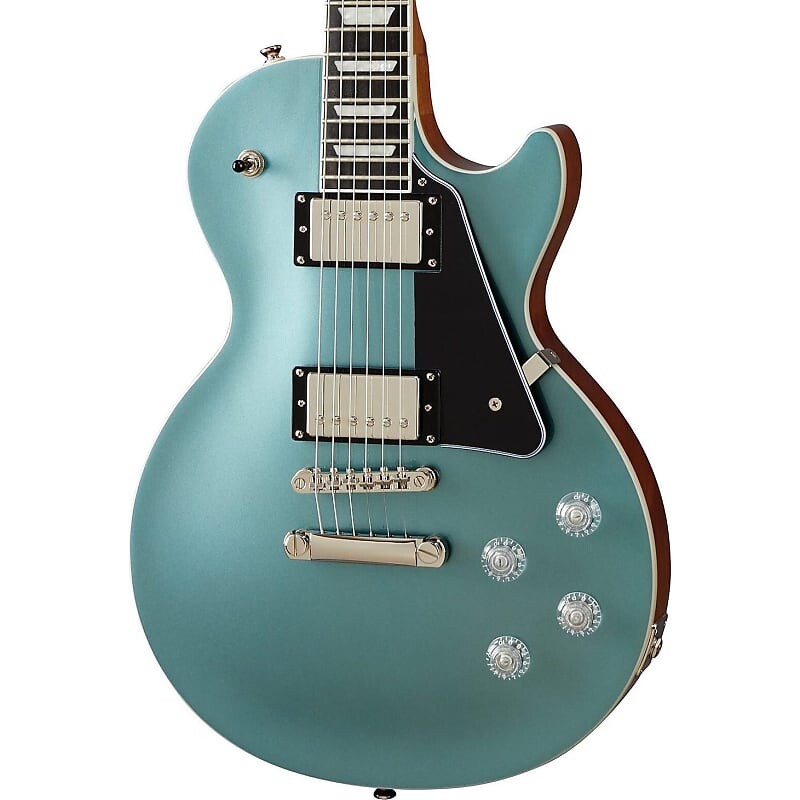 Электрогитара Epiphone Les Paul Modern, цвет Faded Pelham Blue EILMFPENH1 электрогитара epiphone es339 pelham blue